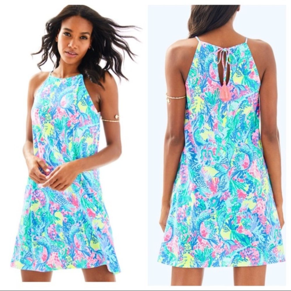 Lilly Pulitzer Margot Swing Dress Mermaids Cove SMALL